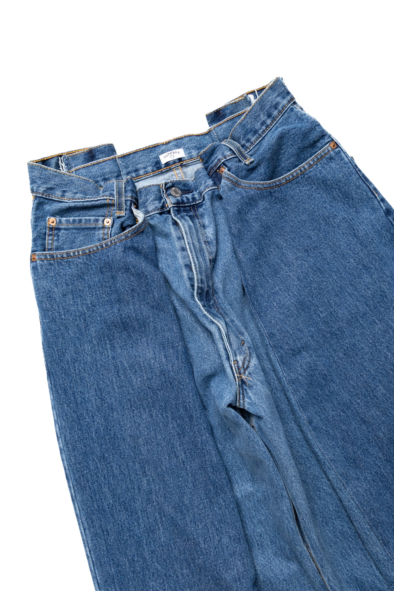 4 Tuck Jeans Blue - L (2)