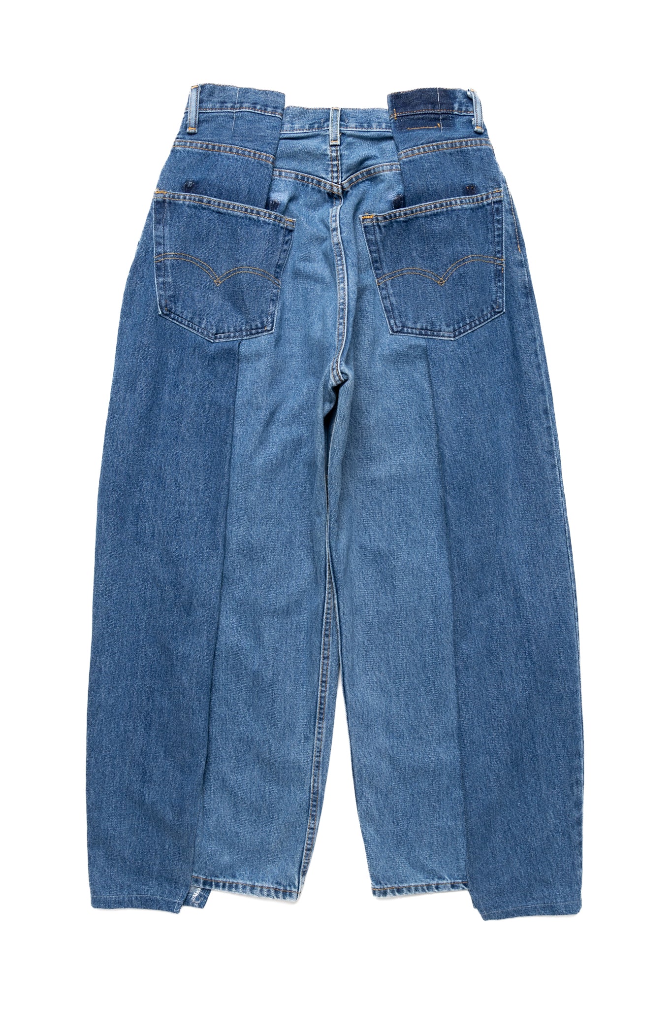 4 Tuck Jeans Blue - L (2)