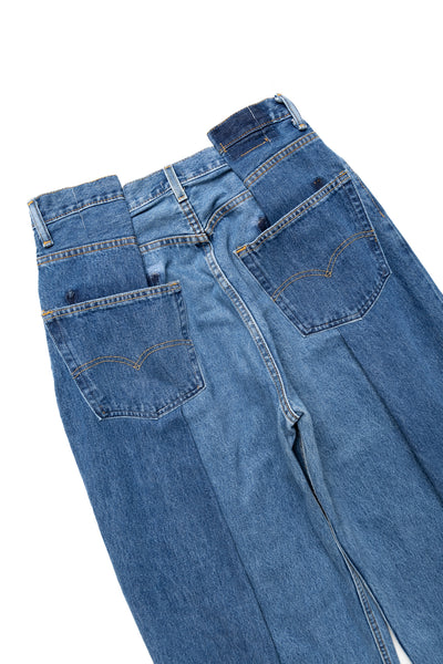 4 Tuck Jeans Blue - L (2)