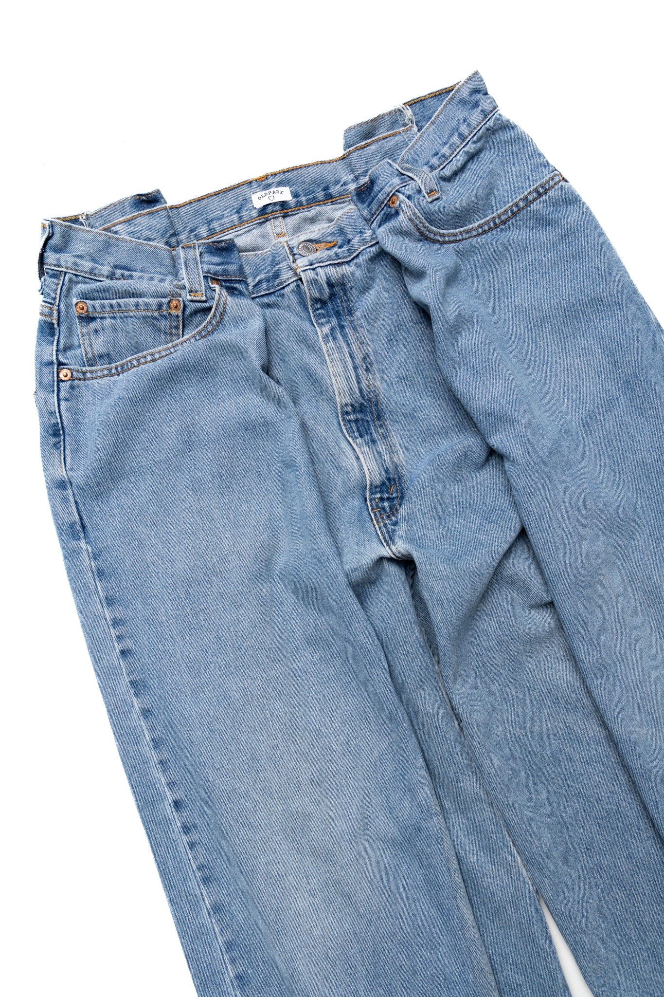 4 Tuck Jeans Blue - XL (1)