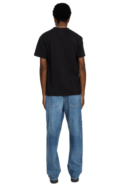 Baggy 5 Pocket Pants - Medium Dark Blue (Damage)