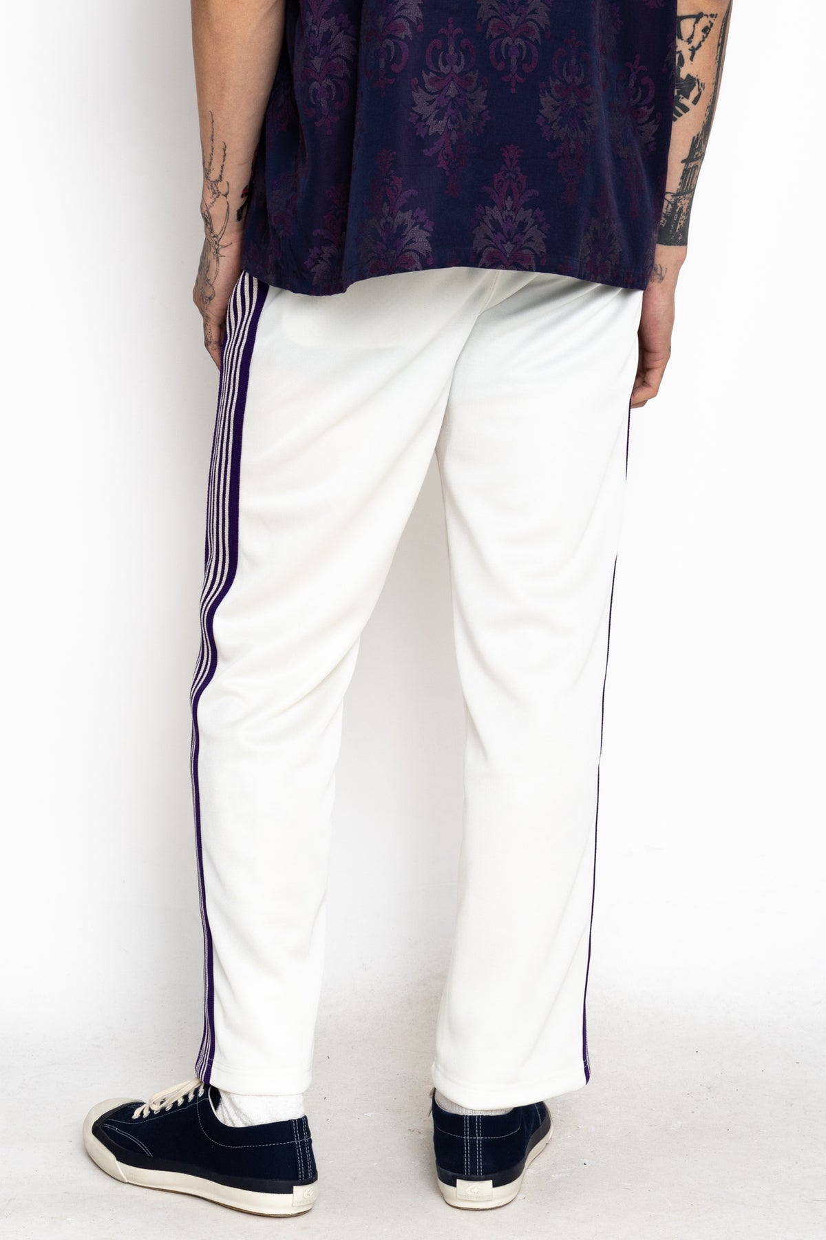 Track Pant Poly Smooth - Ice White