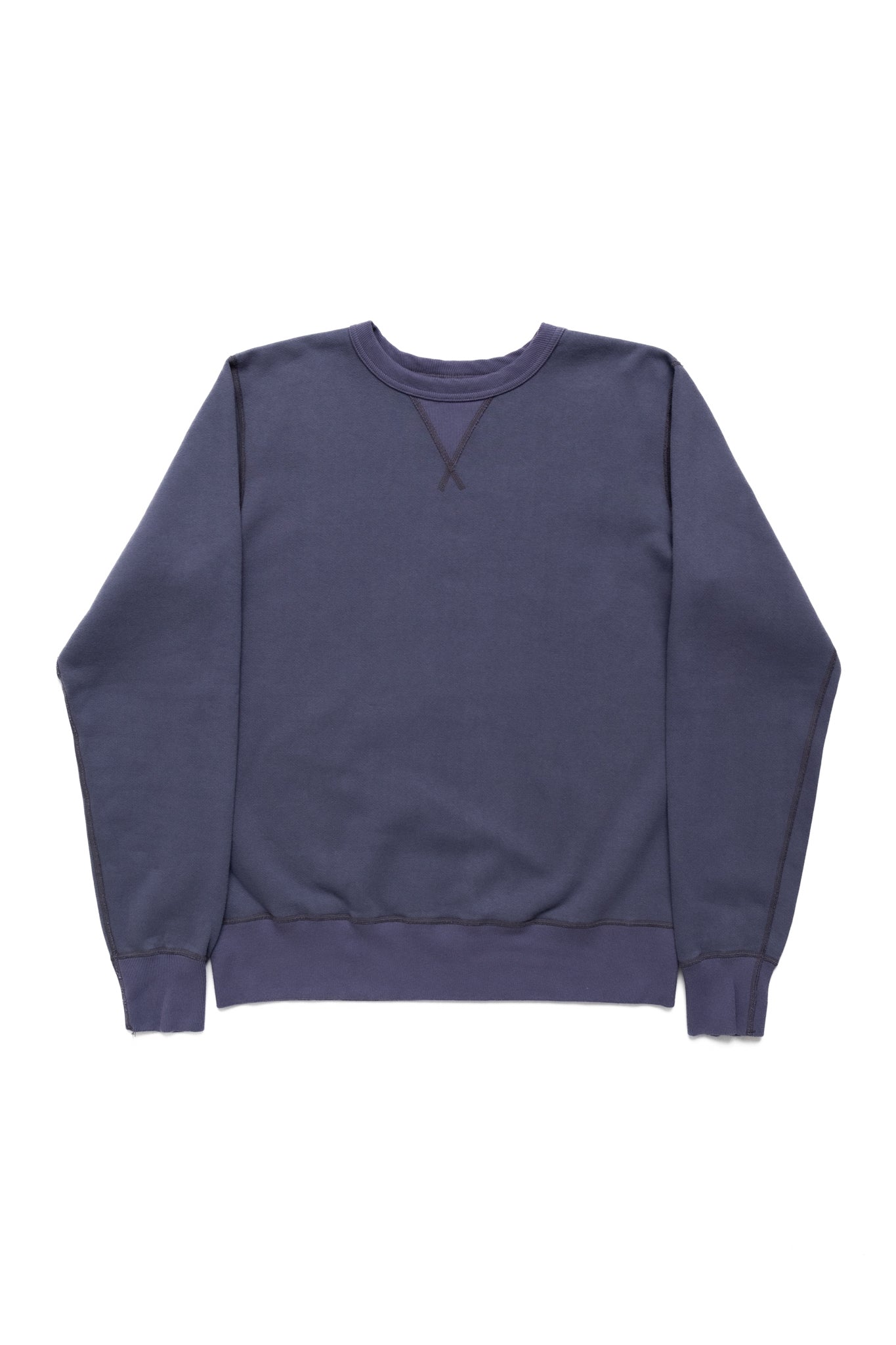 Set-In Crew Neck Sweatshirt - Navy