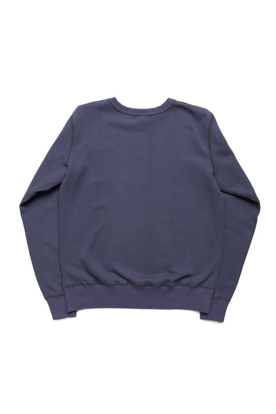 Set-In Crew Neck Sweatshirt - Navy