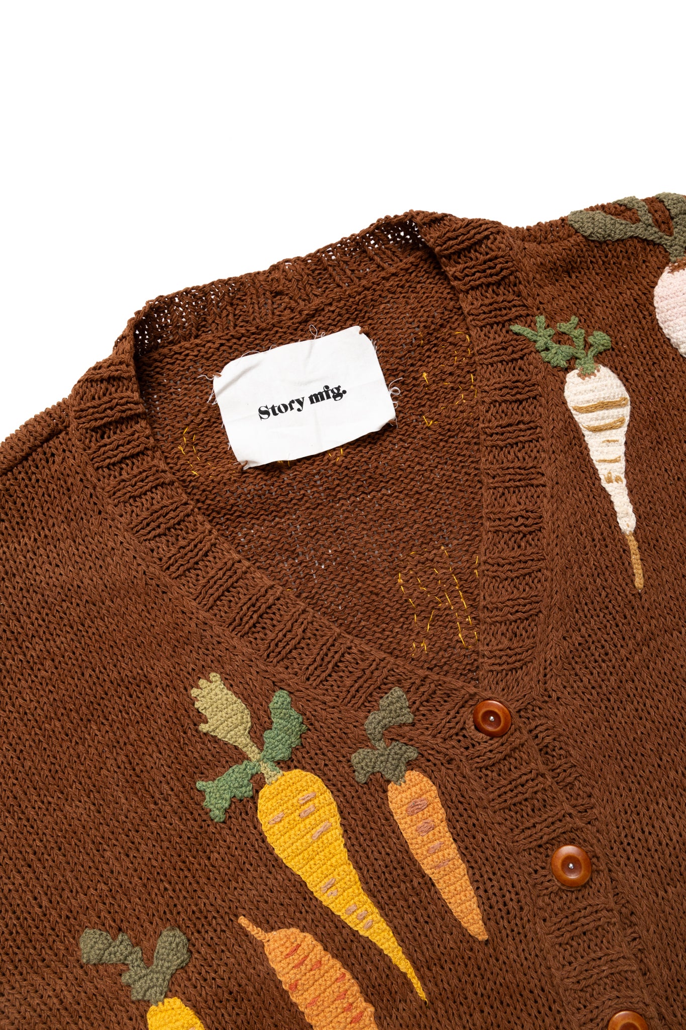 Twinsun Cardigan - Brown Rooting For You