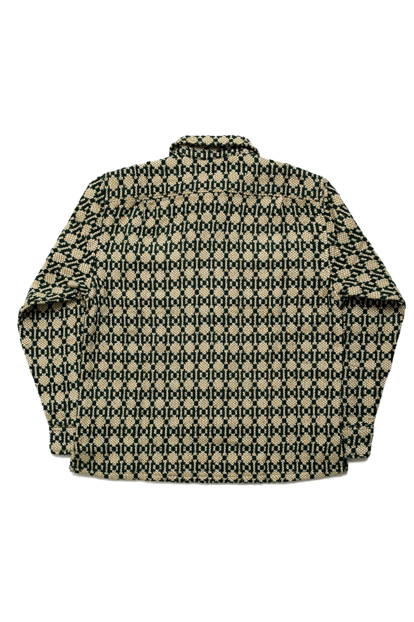 Italian Work Jacket - Green Natural Weave