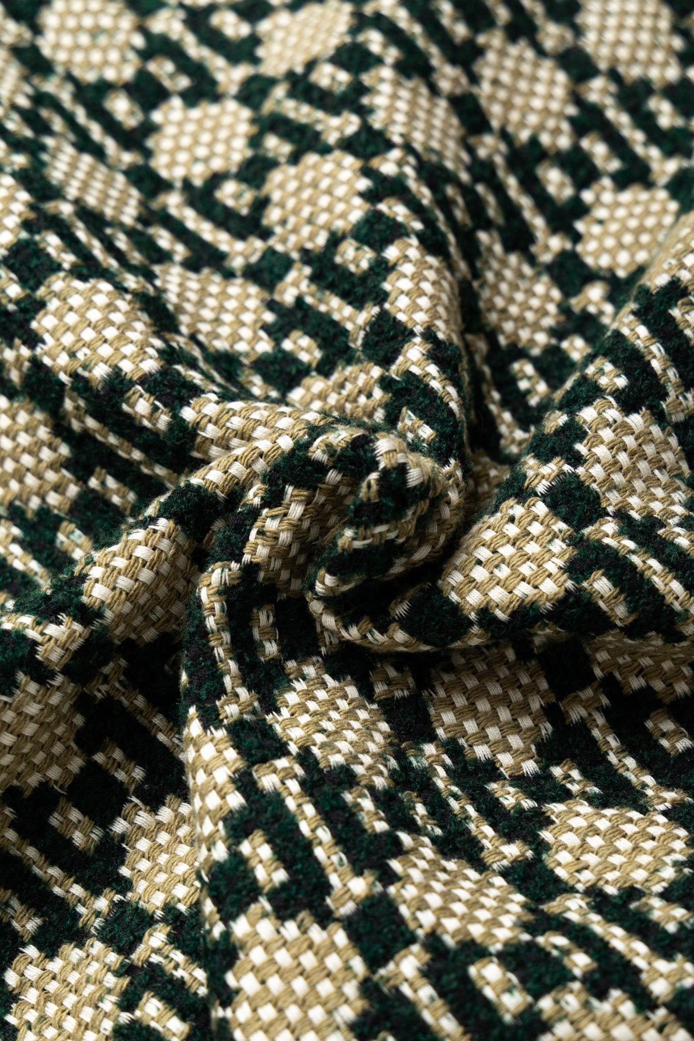 Italian Work Jacket - Green Natural Weave