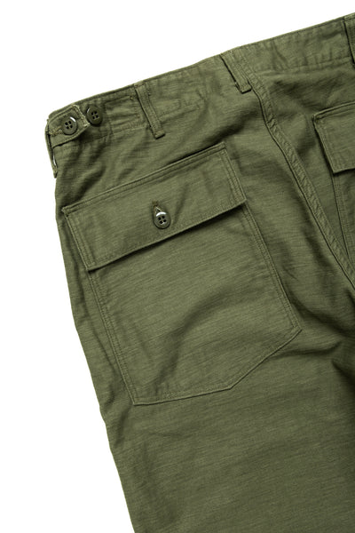 Vintage Fit Fatigue Pants - Dark Olive