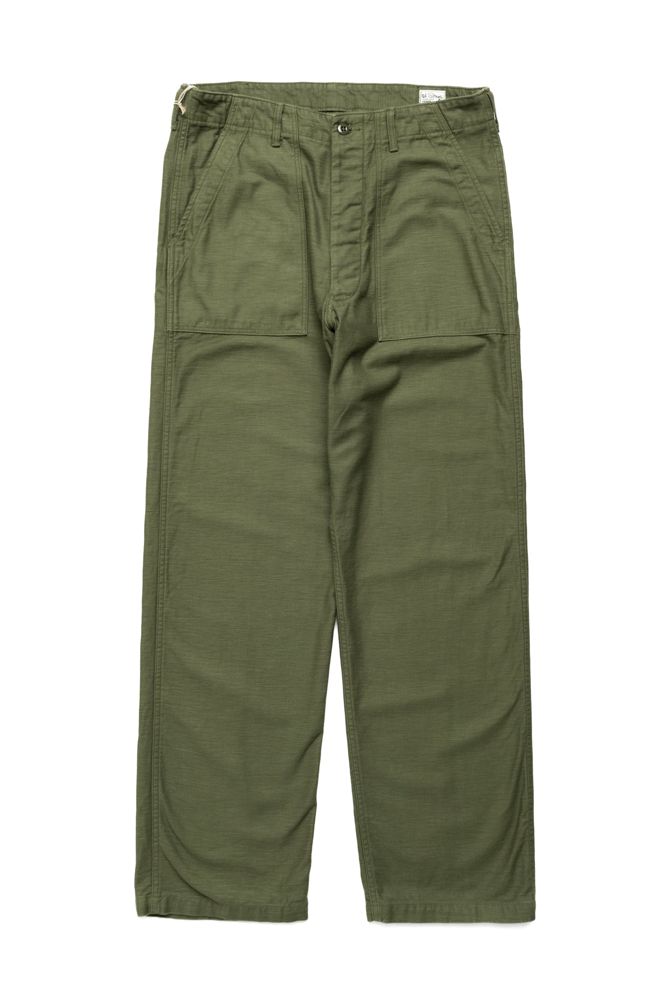 Vintage Fit Fatigue Pants - Dark Olive