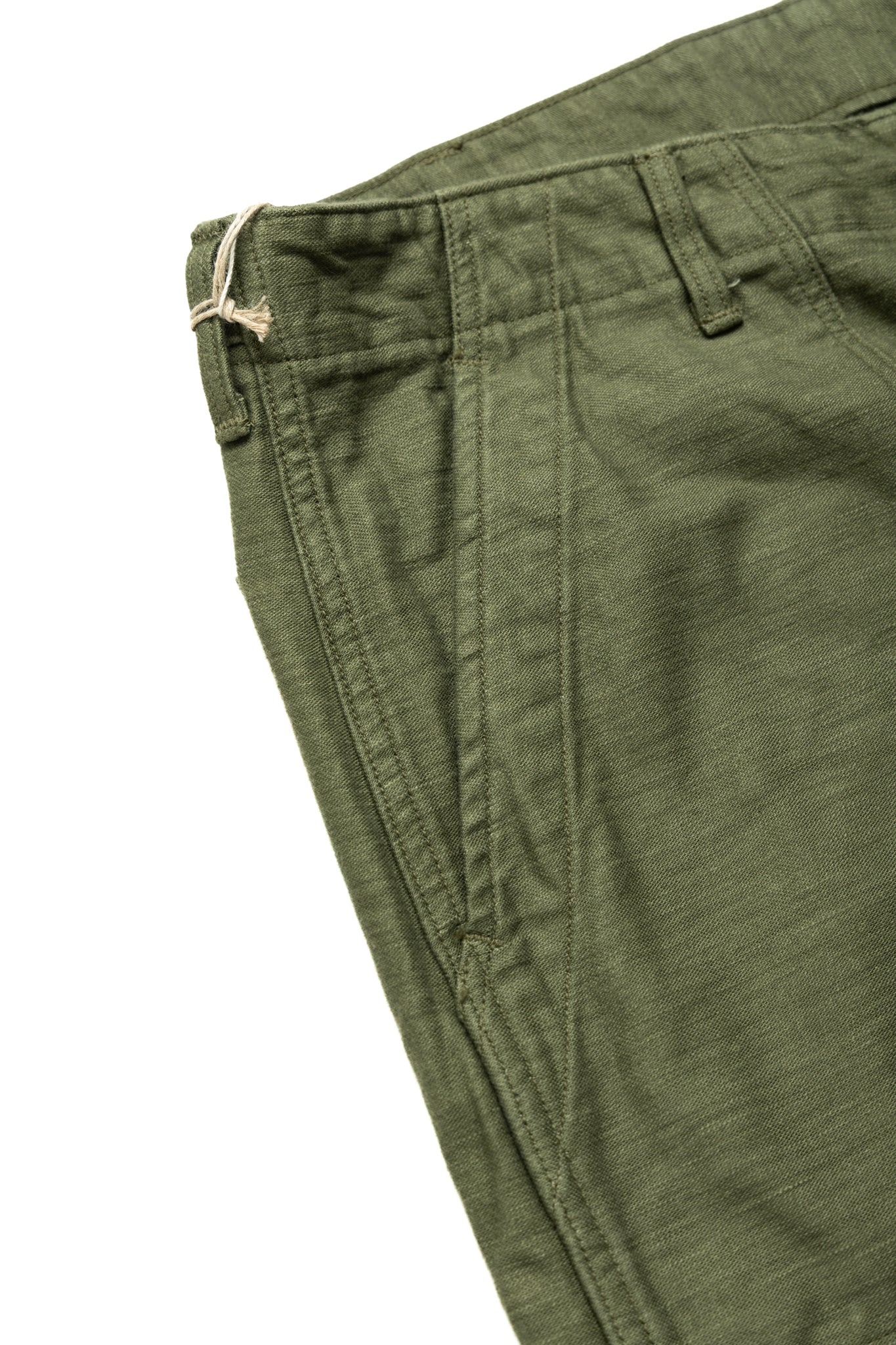 Vintage Fit Fatigue Pants - Dark Olive