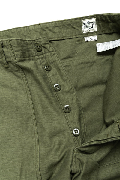 Vintage Fit Fatigue Pants - Dark Olive