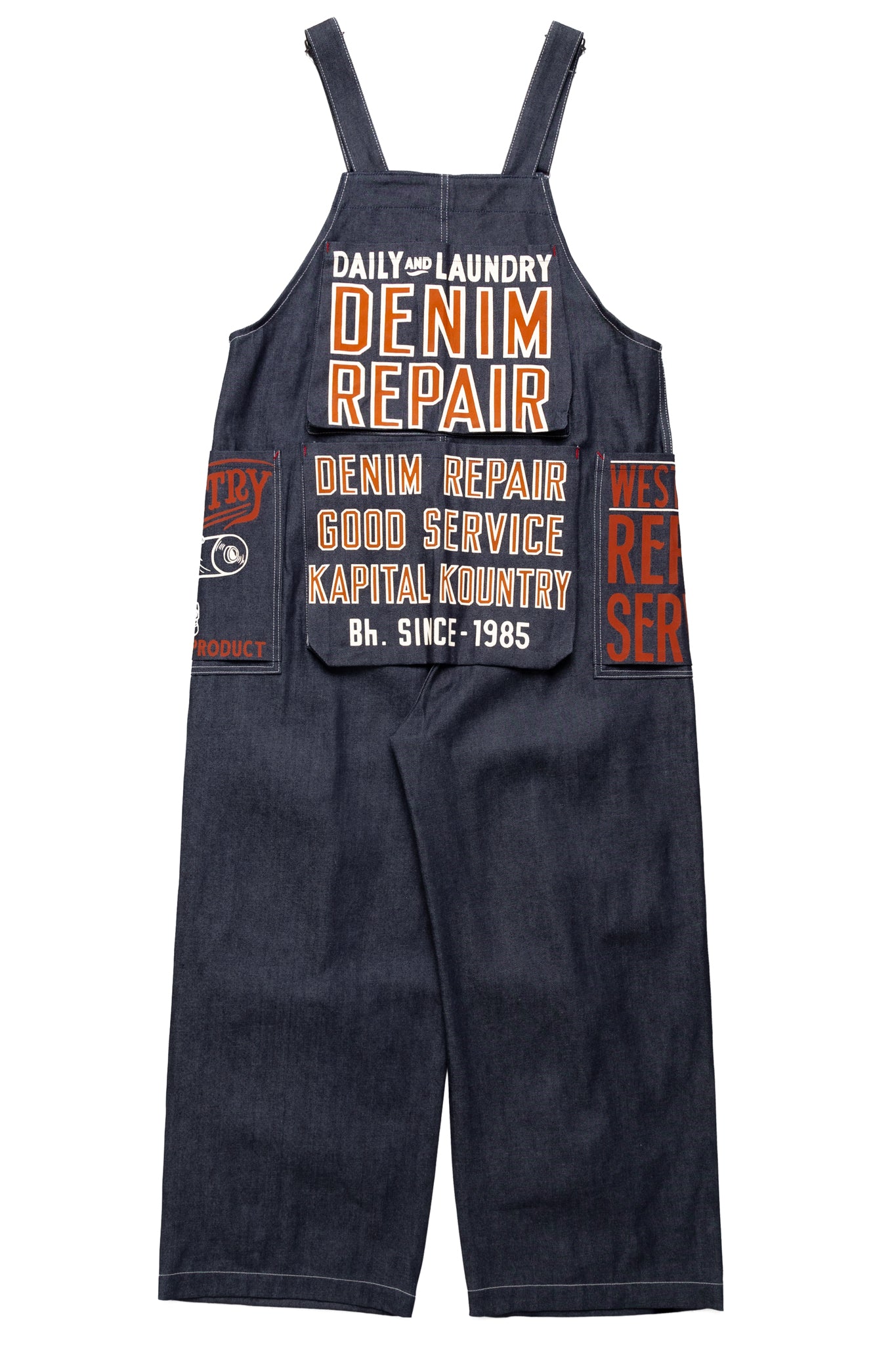 11.5oz Denim AD Overall - Indigo