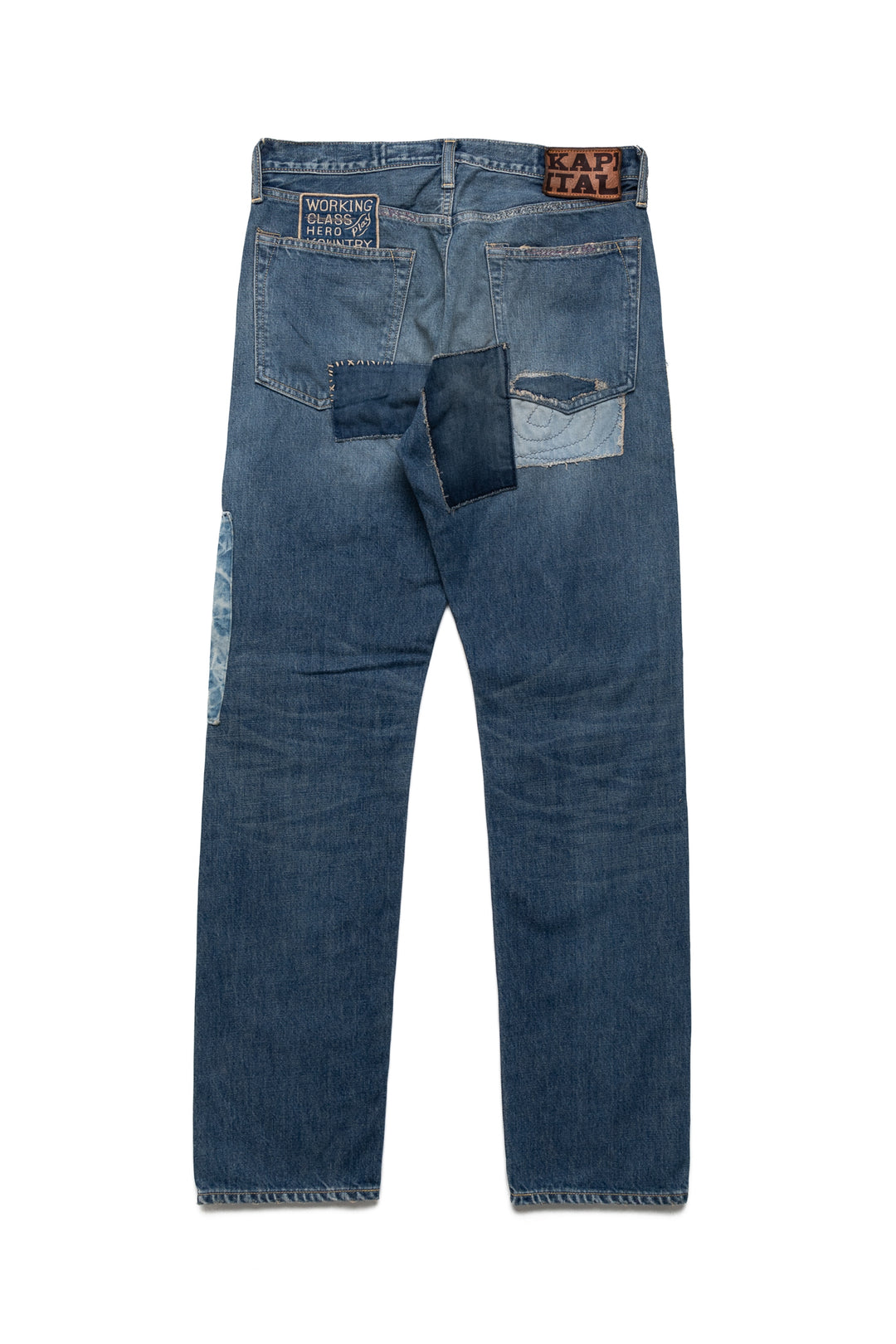 Kapital 14oz Denim 5P MONKEY CISCO (DIXIE Remake) – BLUE IN GREEN SOHO