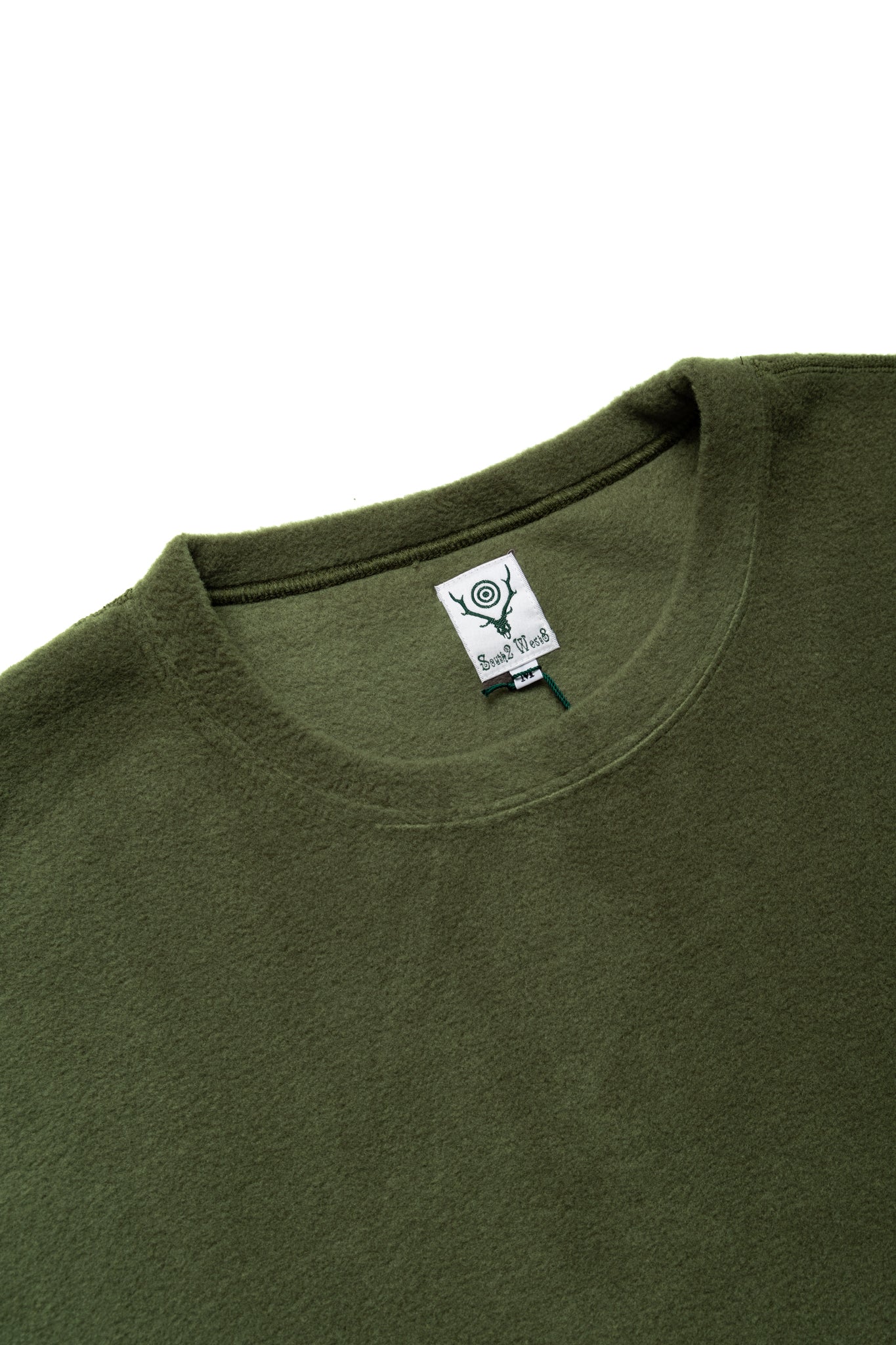 S.S. Crew Neck Shirt Poly Fleece - Olive