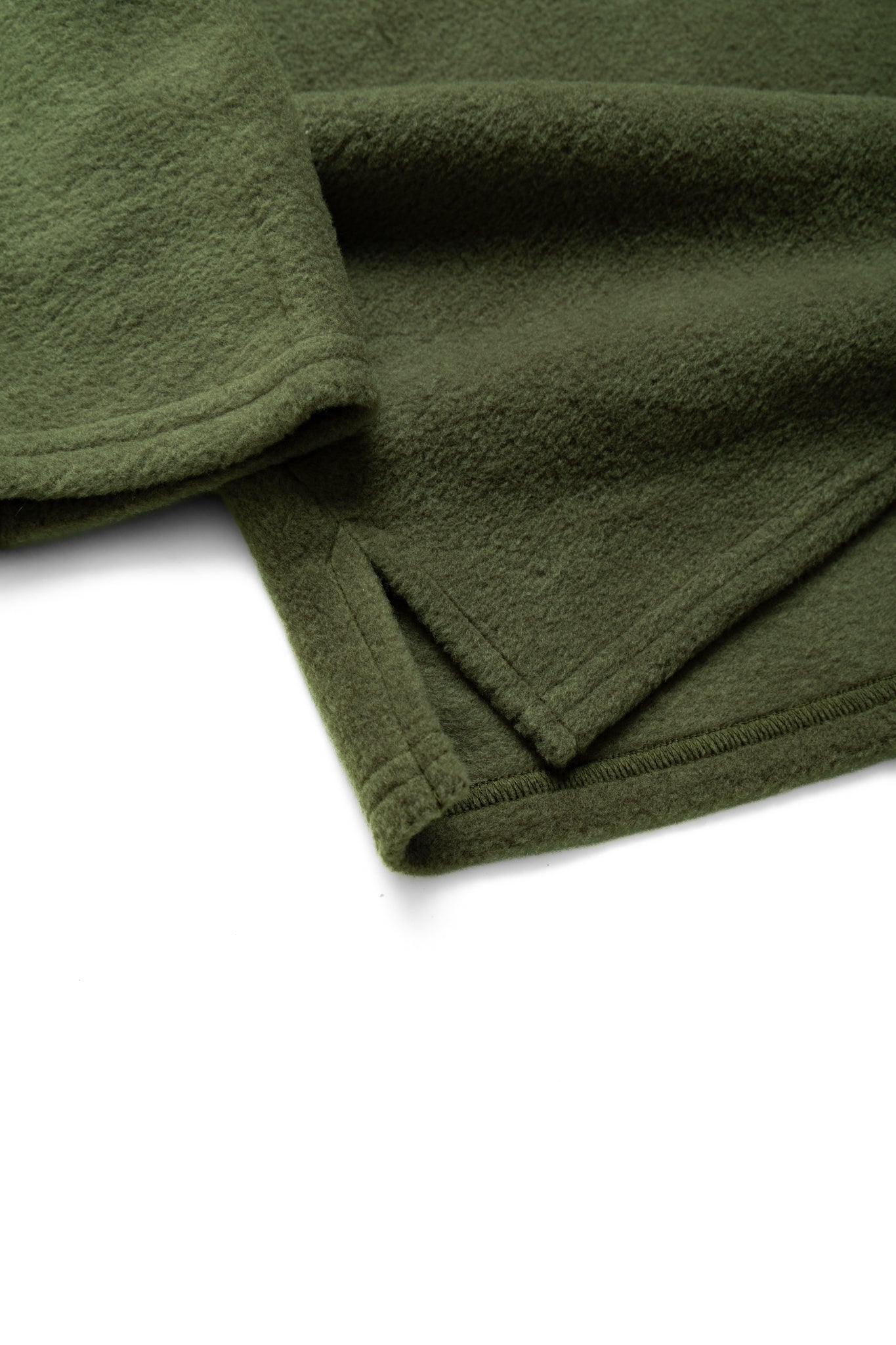 S.S. Crew Neck Shirt Poly Fleece - Olive