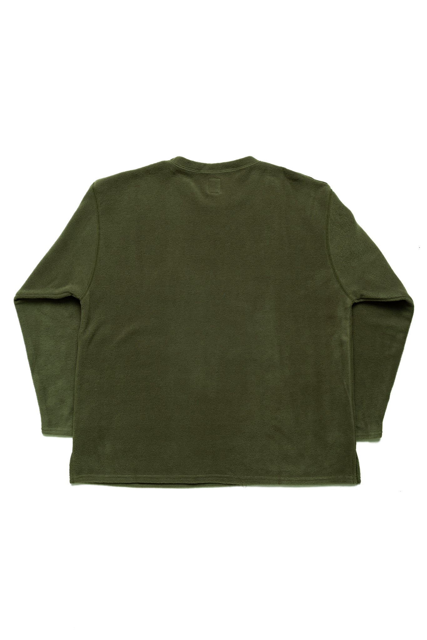 S.S. Crew Neck Shirt Poly Fleece - Olive