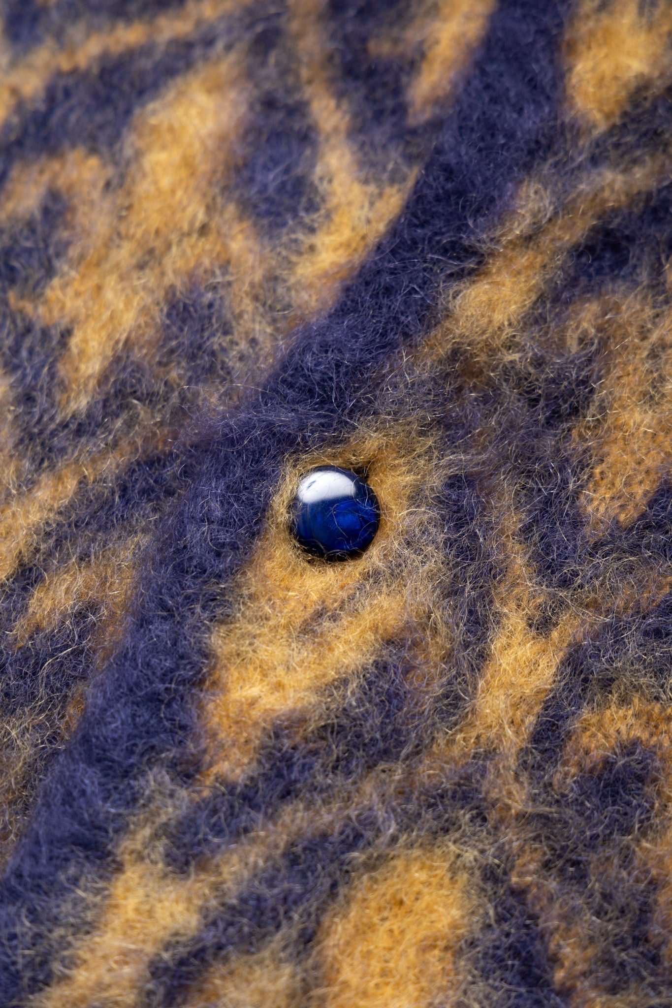 Mohair Cardigan Ornament - Purple