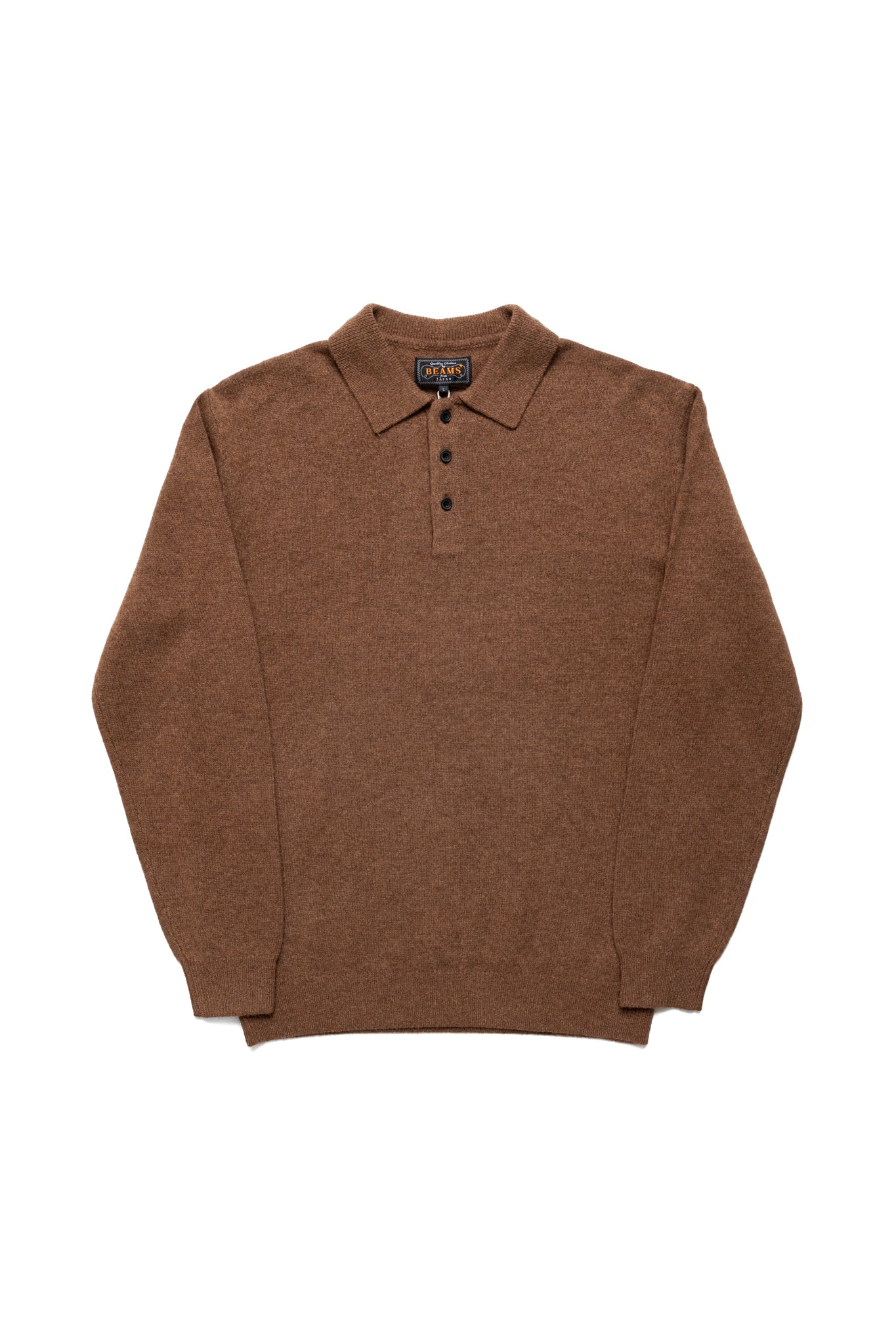 Knit Polo 9G - Brown