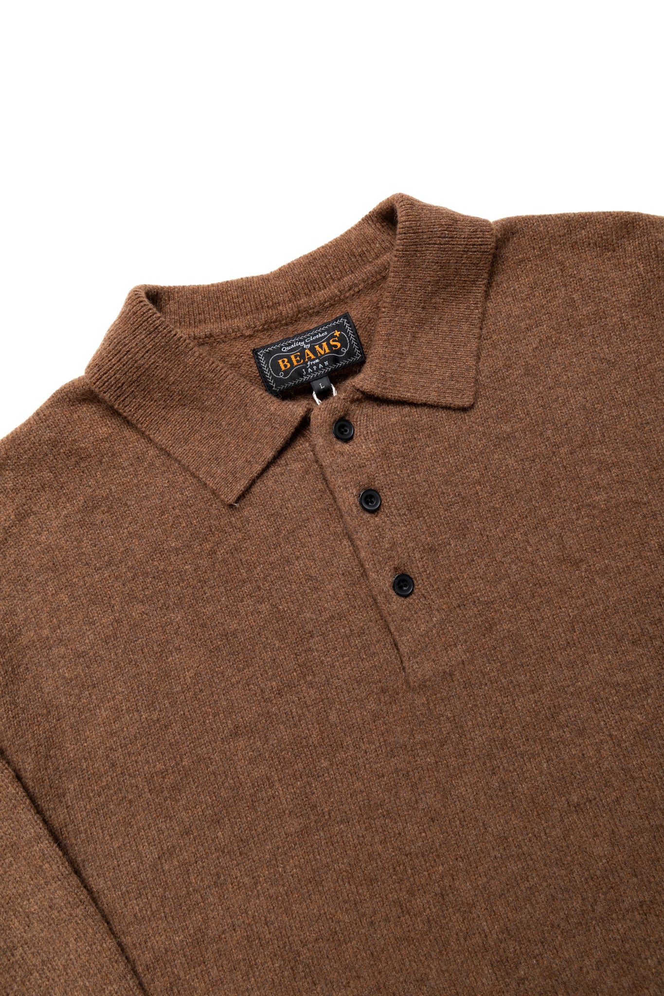 Knit Polo 9G - Brown