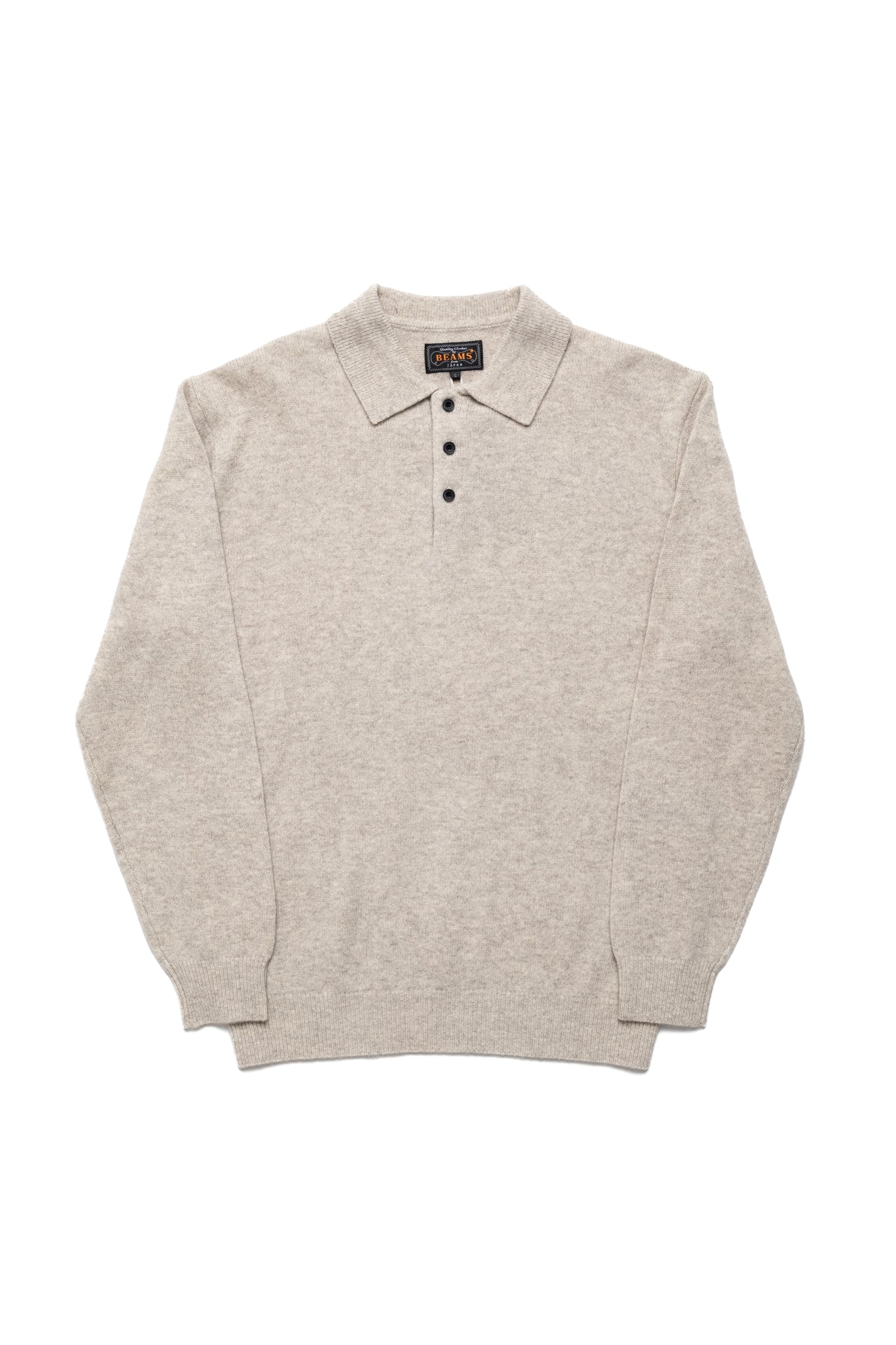 Knit Polo 9G - Beige