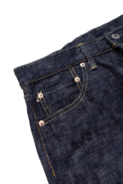 288-ONI Kasuri Regular Straight 17oz ONI Kasuri Denim