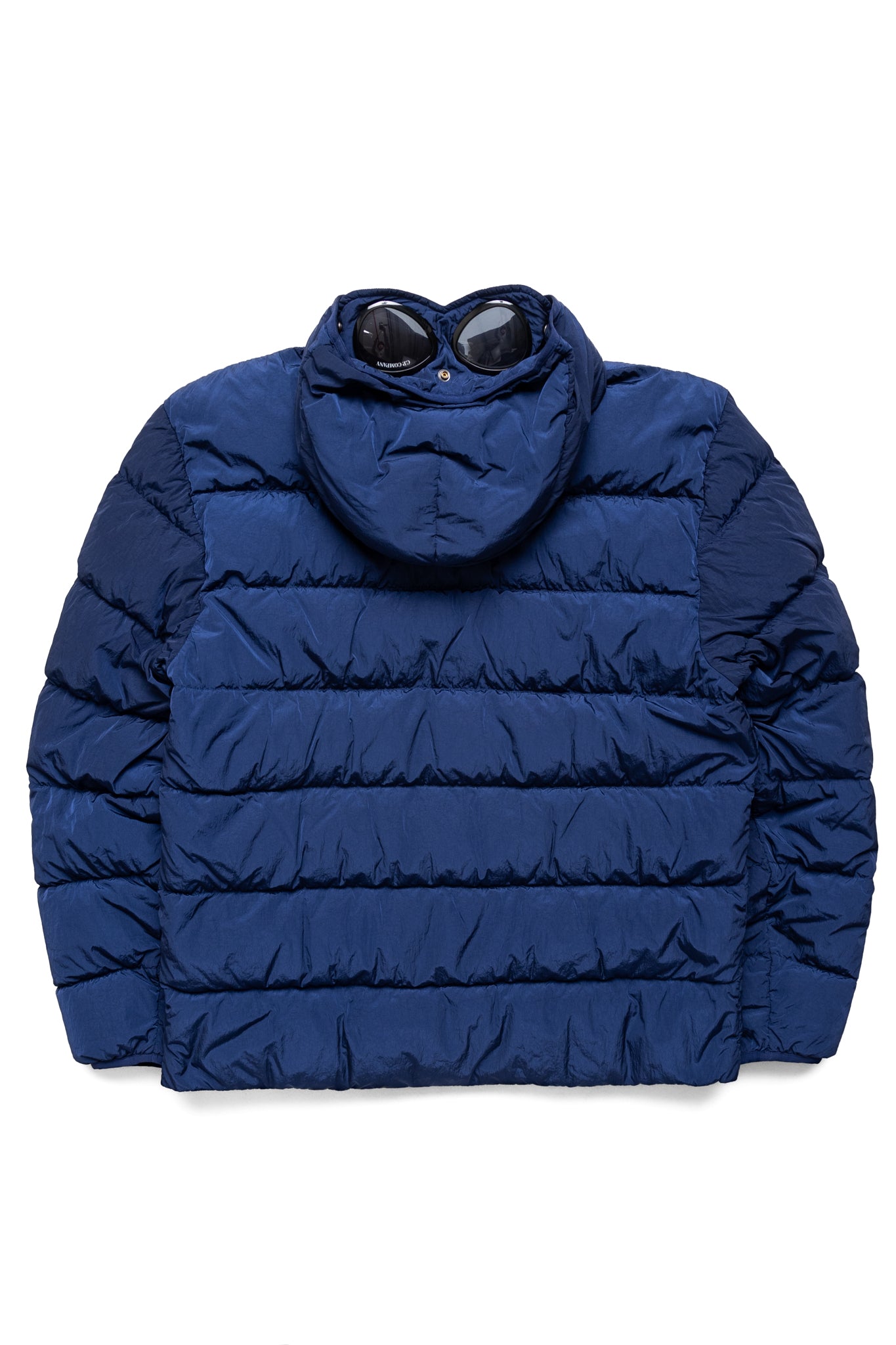 Chrome R Goggle Down Jacket Estate Blue