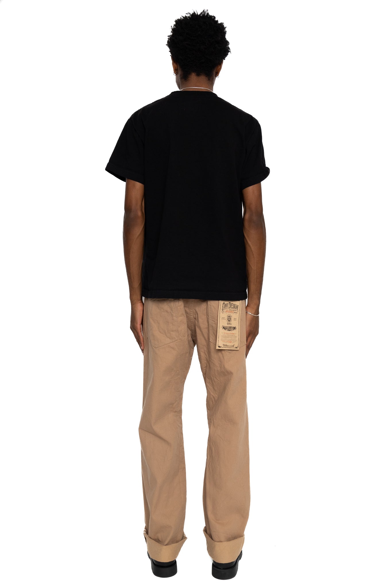 022-SCBE Relax Straight Selvedge Chino - Khaki Beige