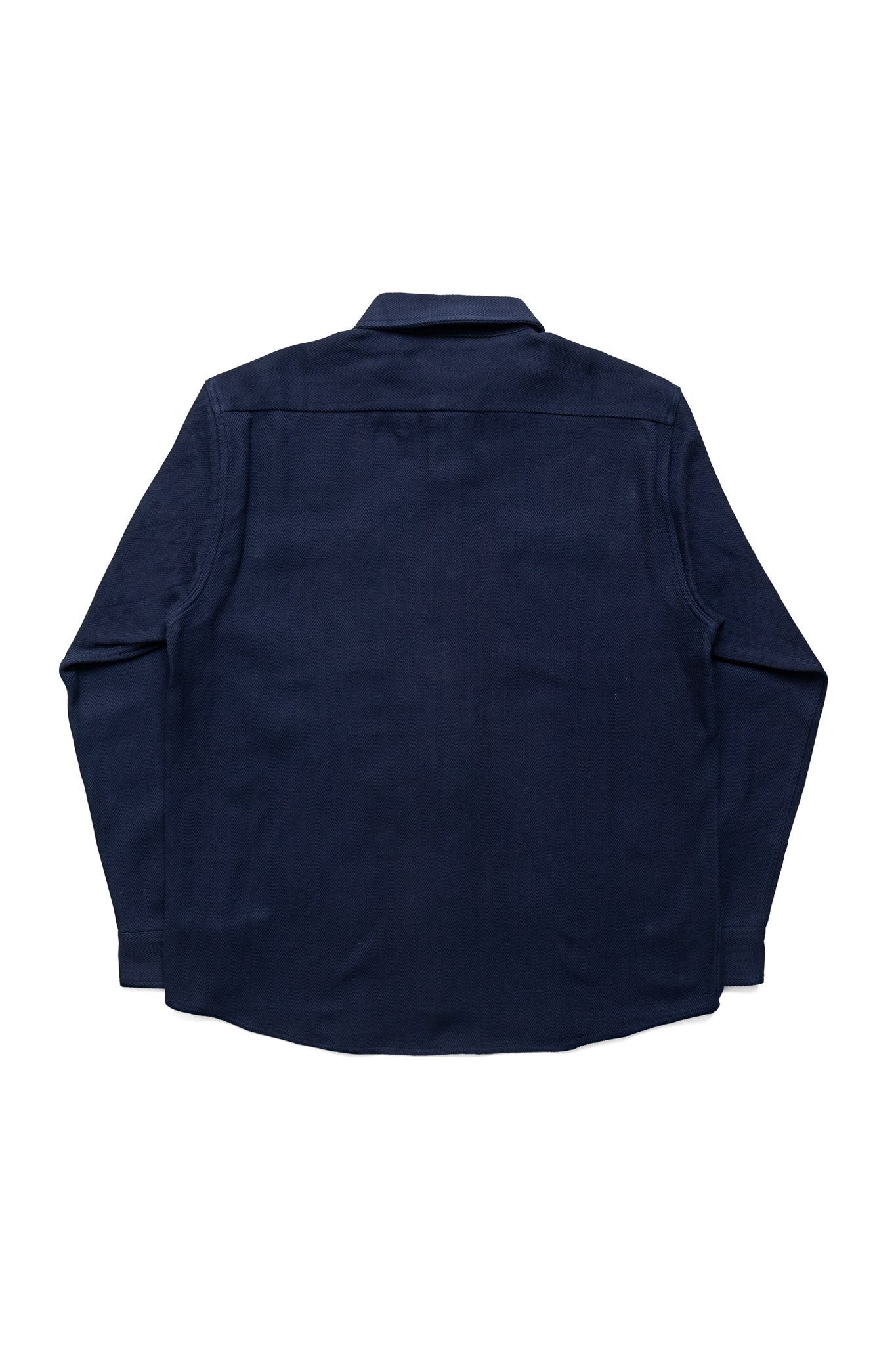 Round Tail Over Shirt Loose Fit For Blue in Green - Navy