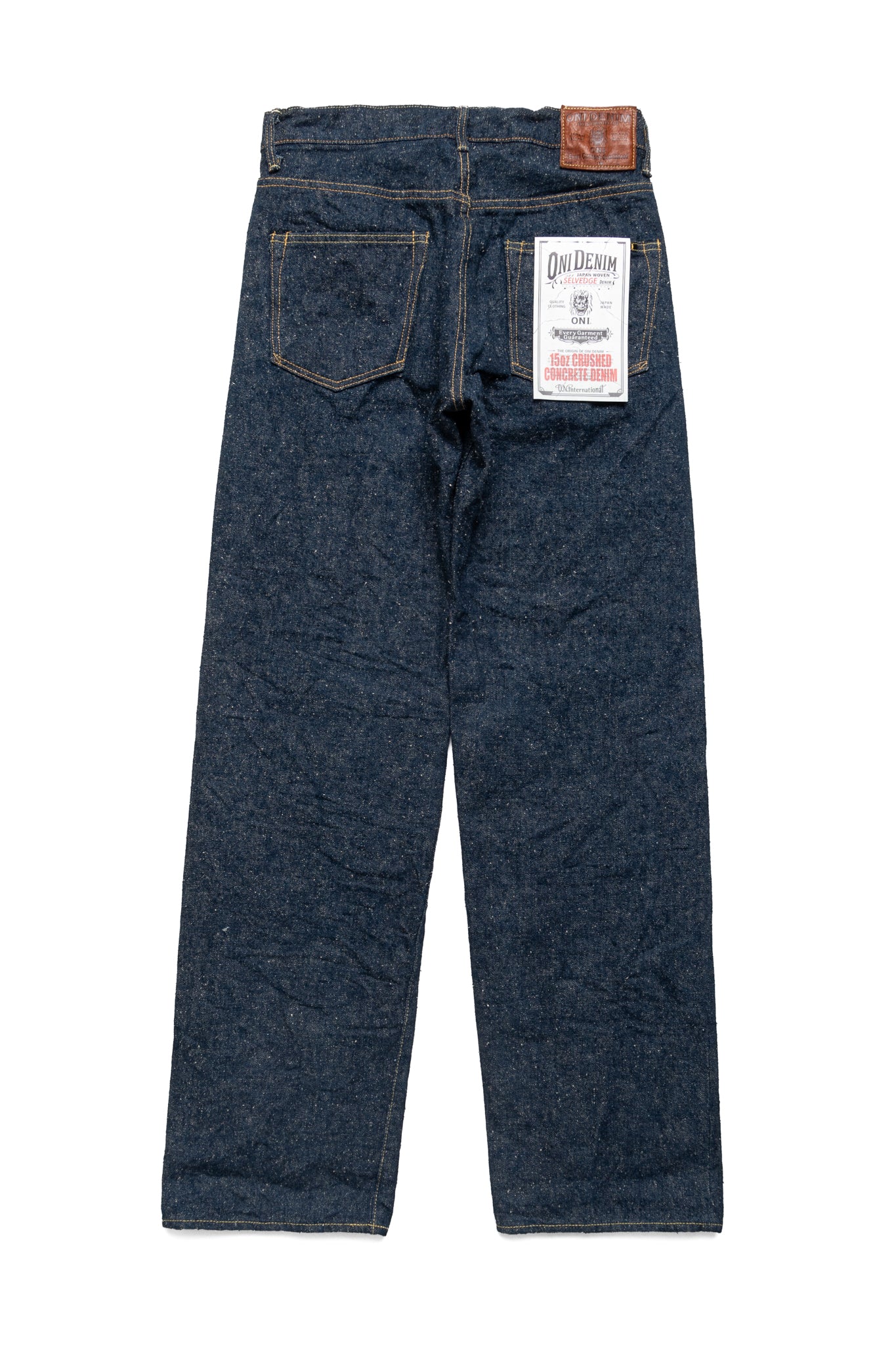 200-CCD-Kabuki 15oz Crushed Concrete Denim Kabuki Selvedge Wide Straight