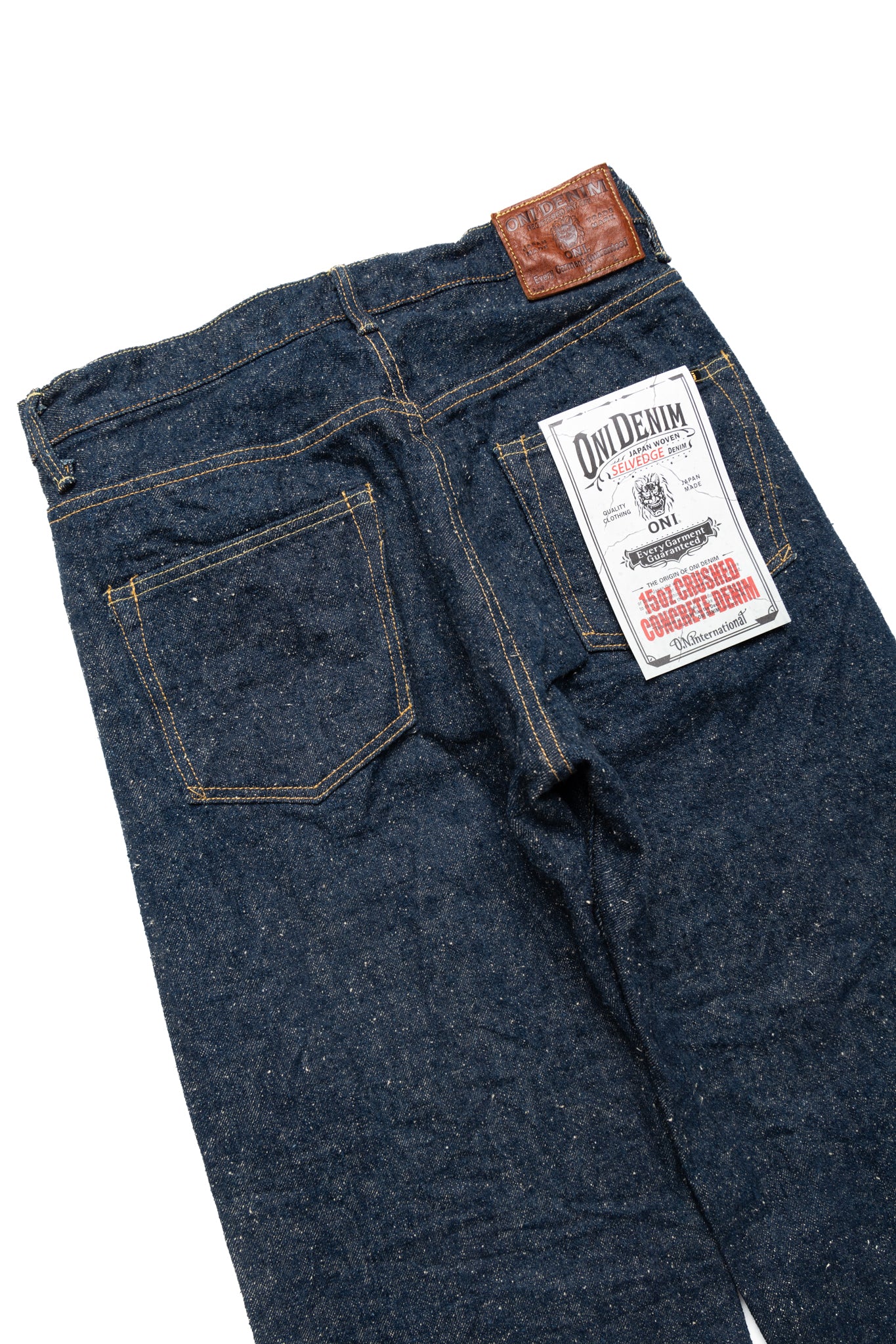 200-CCD-Kabuki 15oz Crushed Concrete Denim Kabuki Selvedge Wide Straight