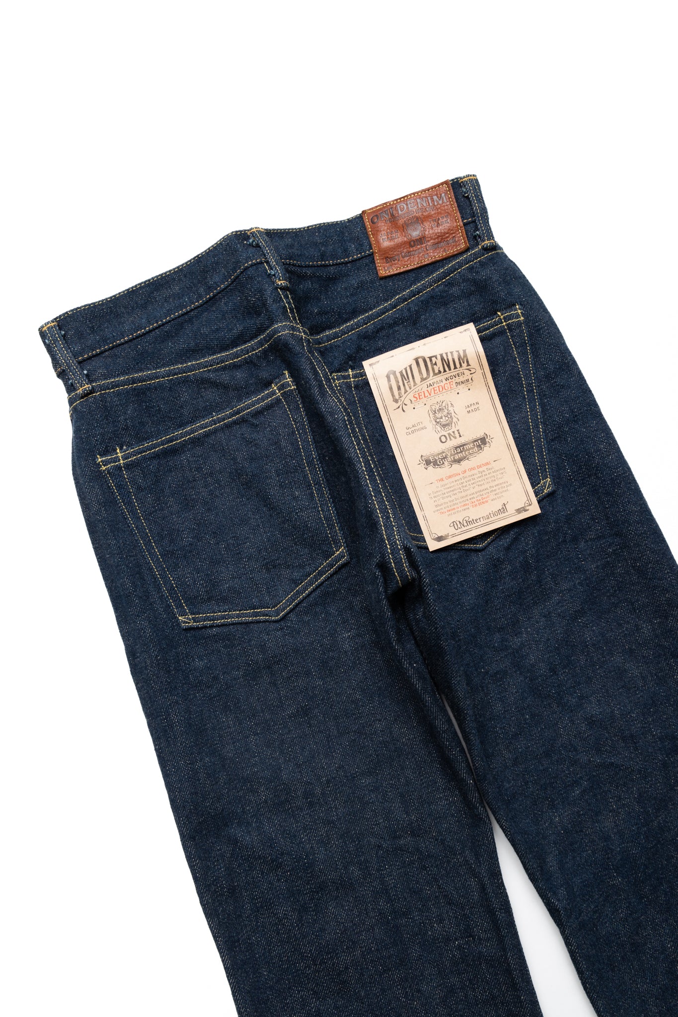 288ZR-ECRU 20oz Secret Denim Ecru Weft Regular Straight