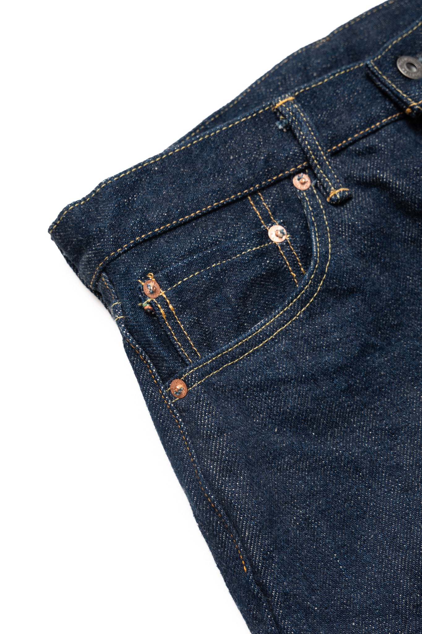 288ZR-ECRU 20oz Secret Denim Ecru Weft Regular Straight