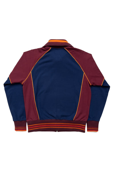 Track Top - Navy/Burgundy