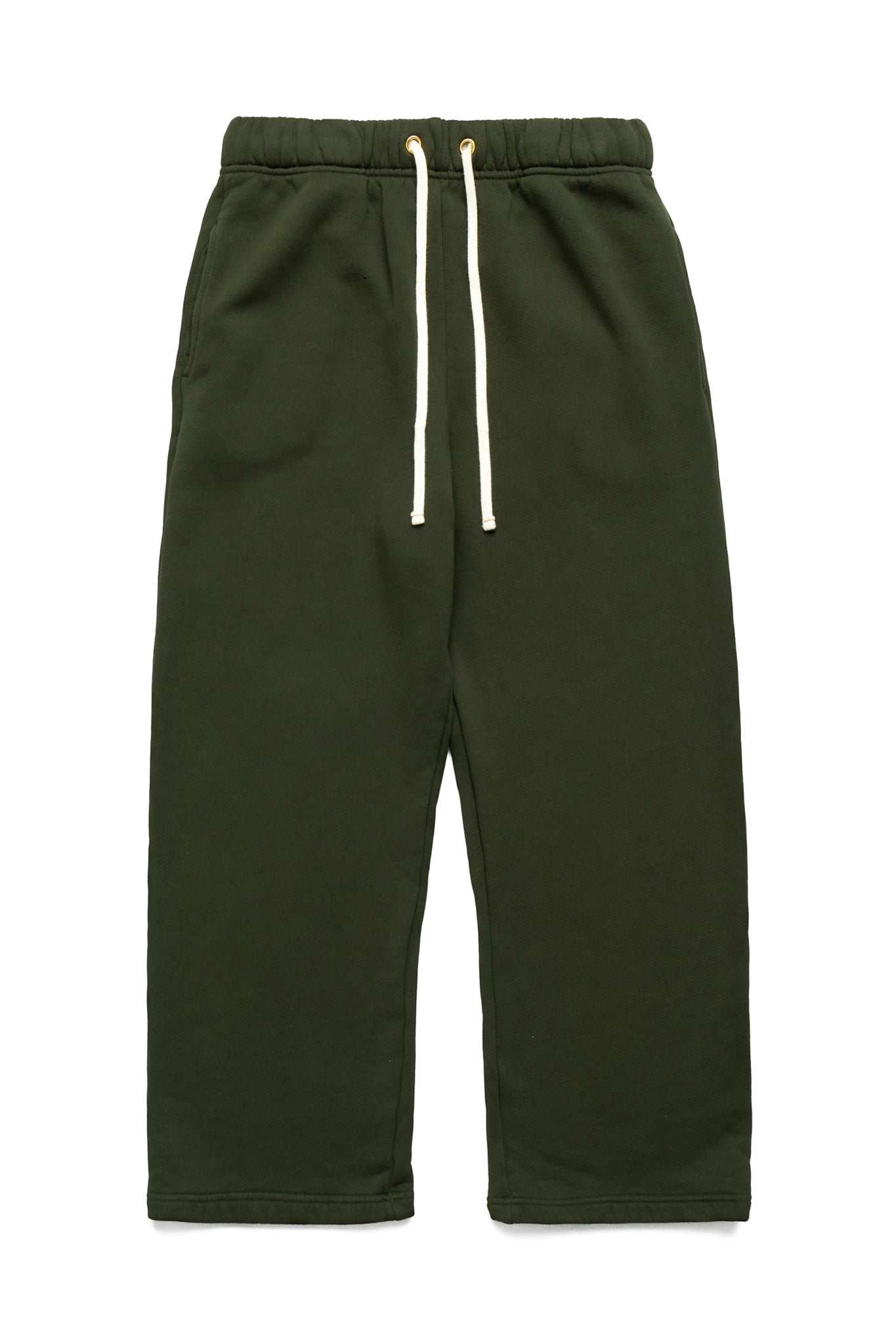 Cropped Relaxed Pant Vintage Heavyweight Fleece - Forest