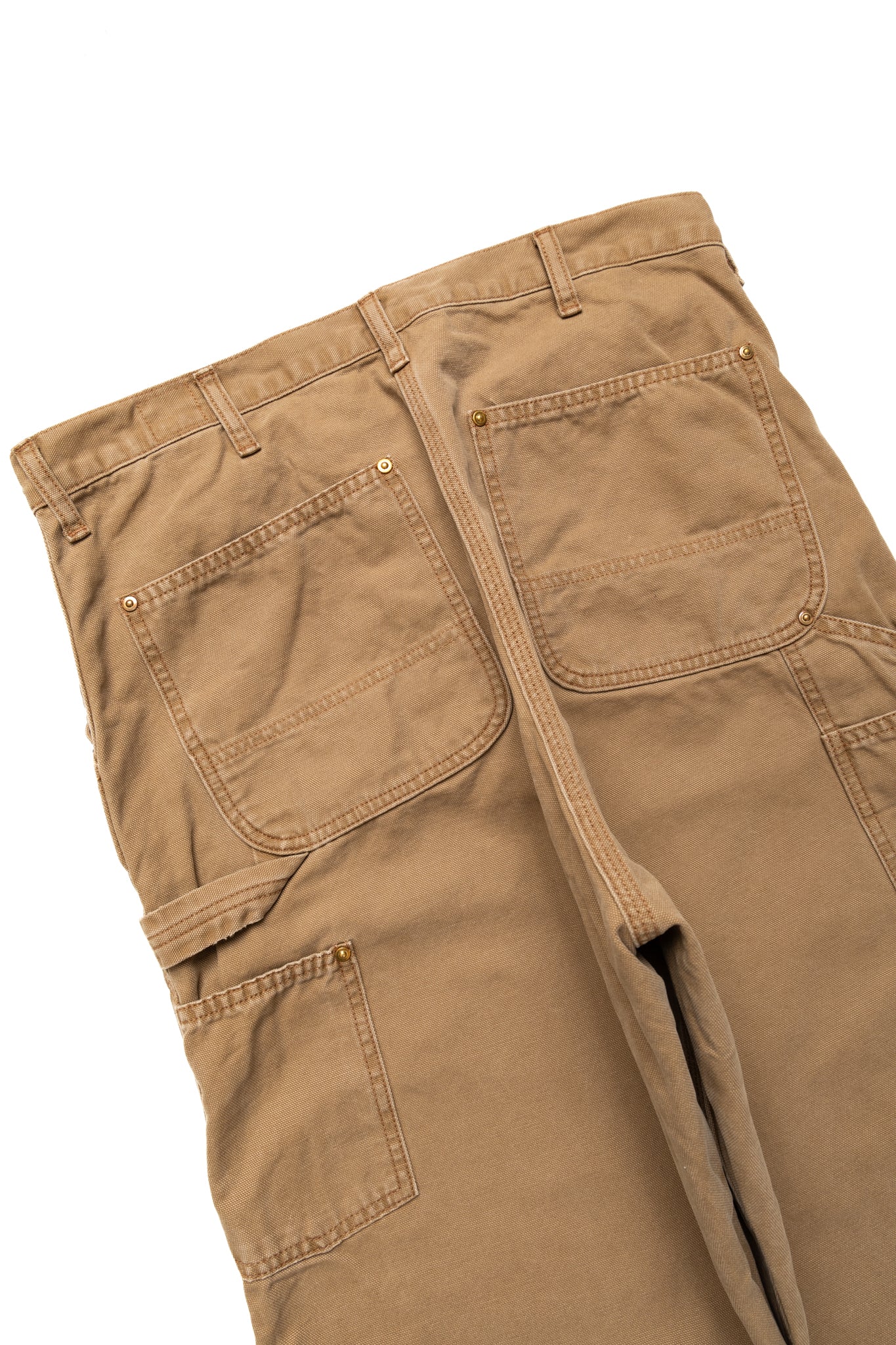 Dad's Fit Painter Pants - Brown