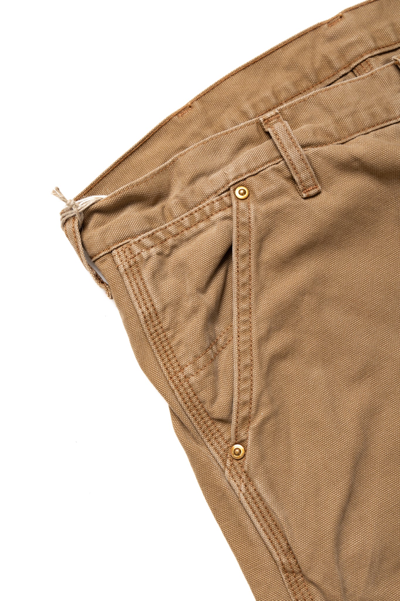 Dad's Fit Painter Pants - Brown