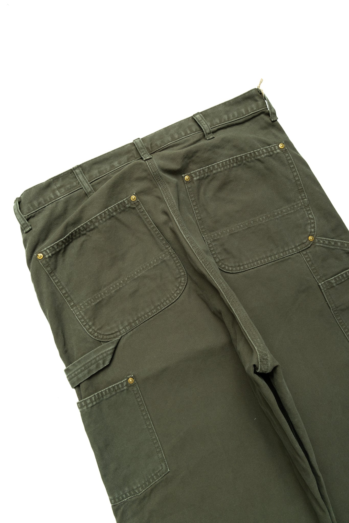 Dad's Fit Painter Pants - Army Green