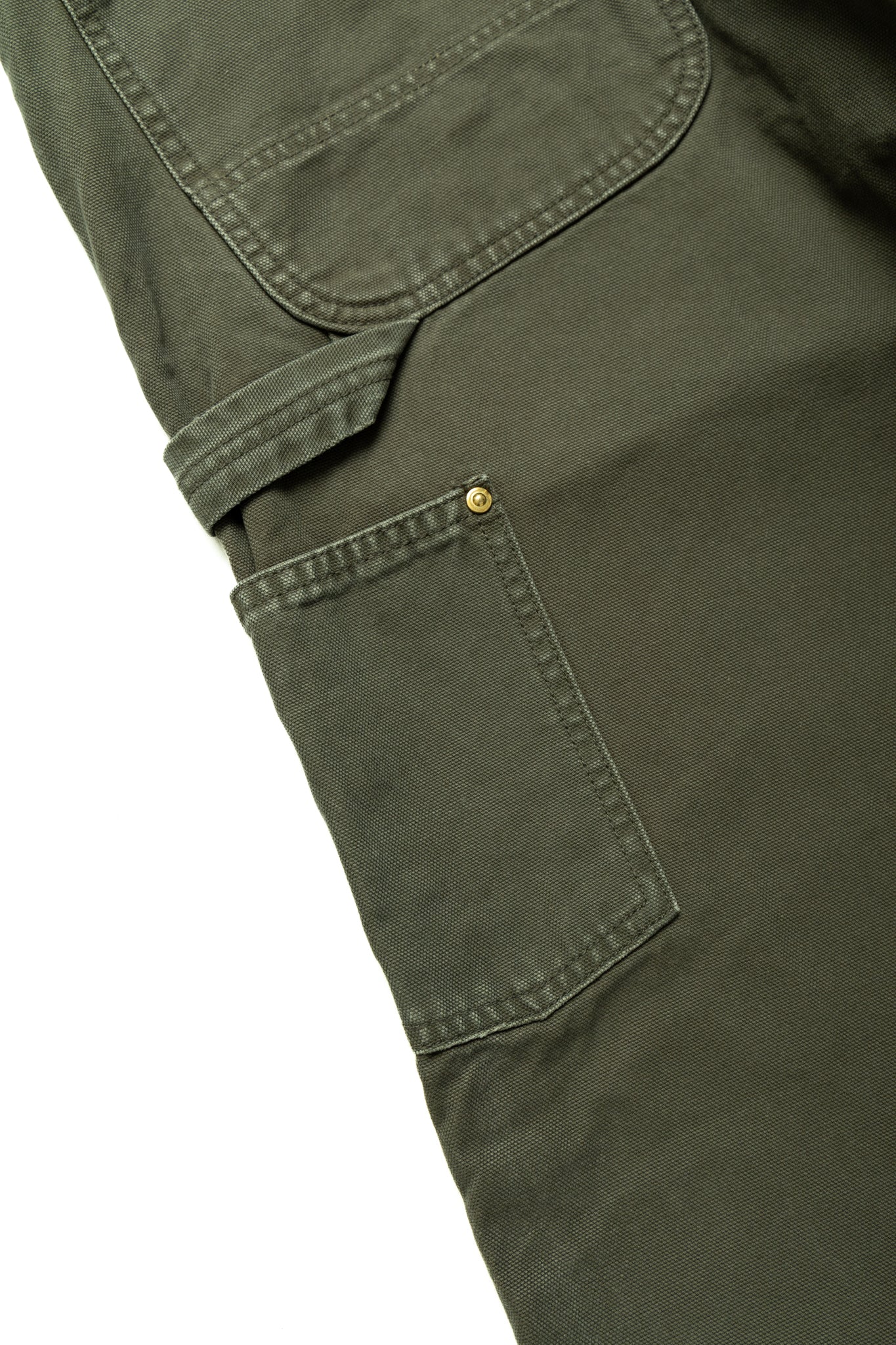 Dad's Fit Painter Pants - Army Green