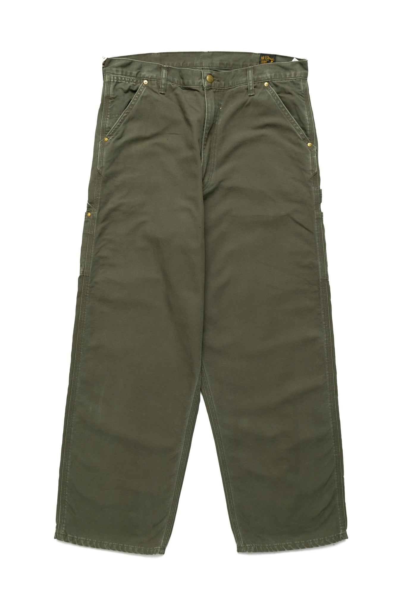 Dad's Fit Painter Pants - Army Green