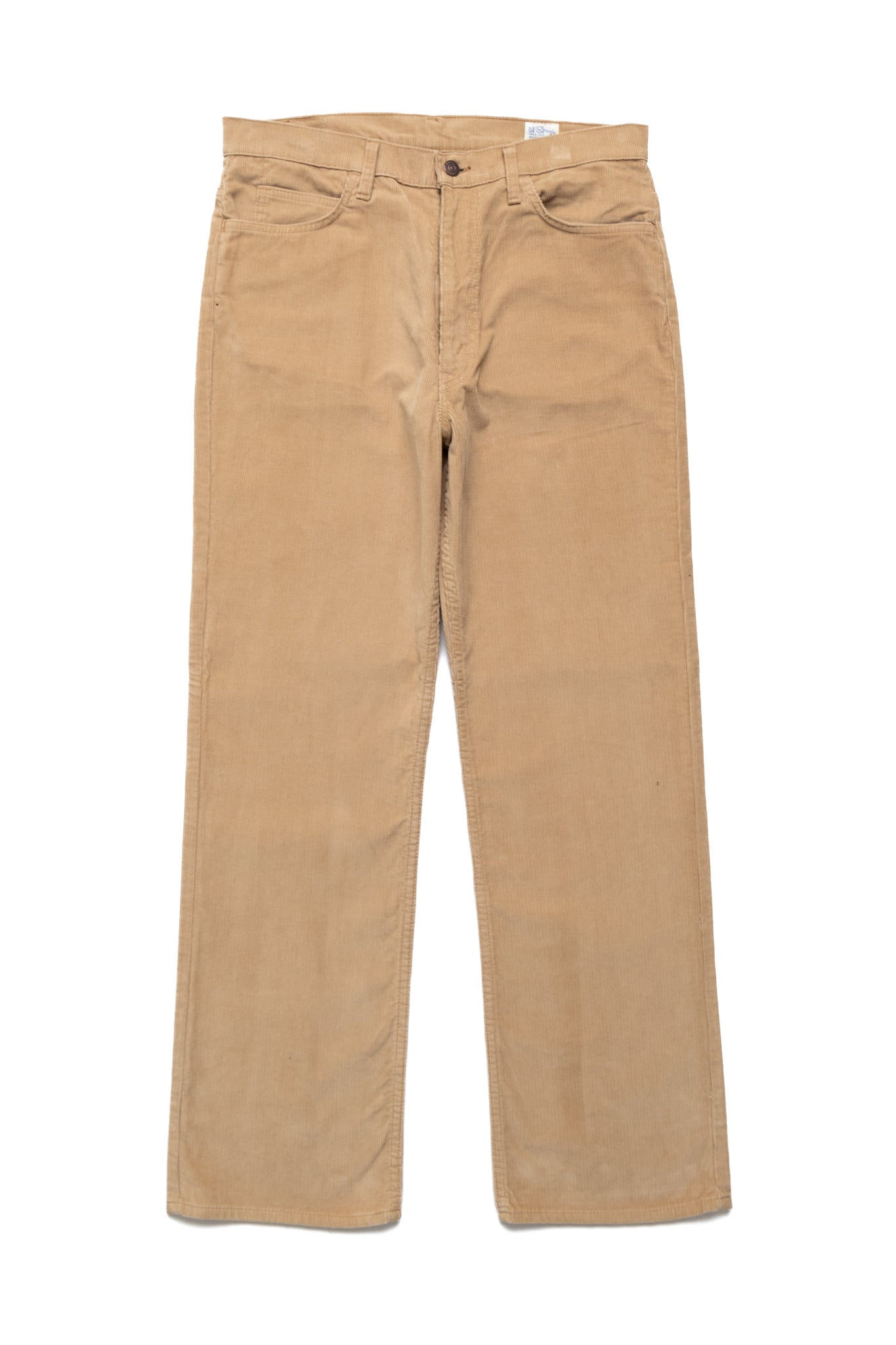 Shoe Cut Jeans Corduroy - Beige