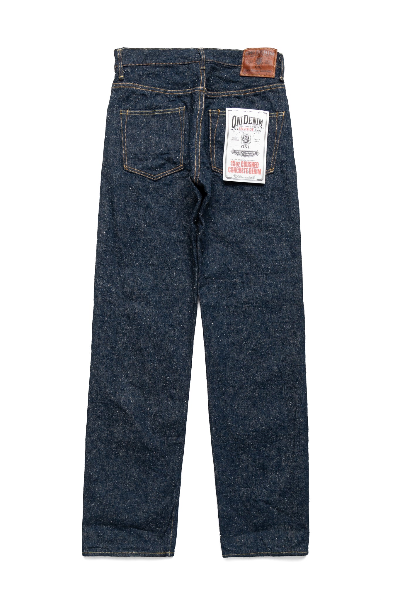 266-CCD-Kabuki 15oz Crushed Concrete Denim Kabuki Selvedge Relax Straight