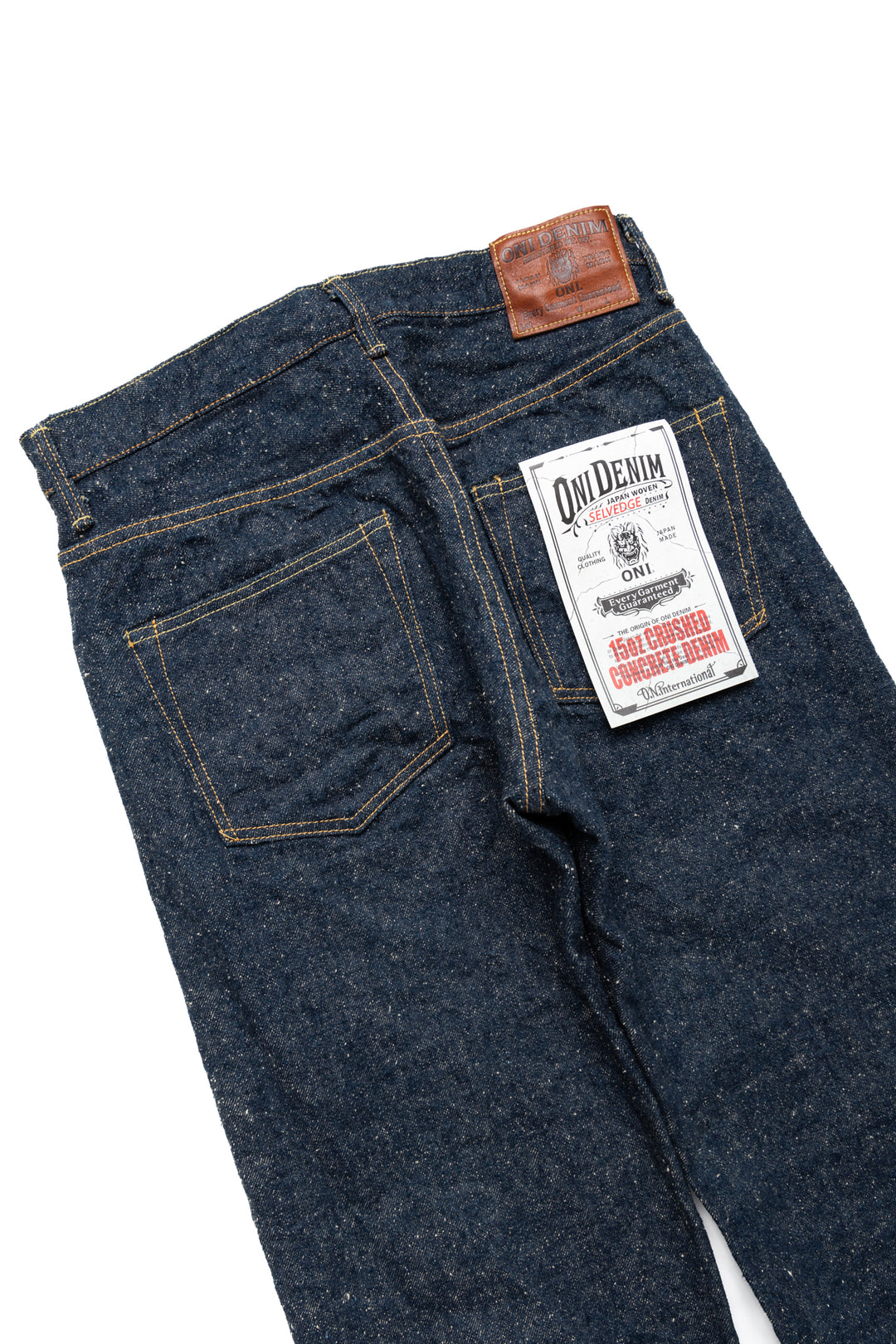 266-CCD-Kabuki 15oz Crushed Concrete Denim Kabuki Selvedge Relax Straight