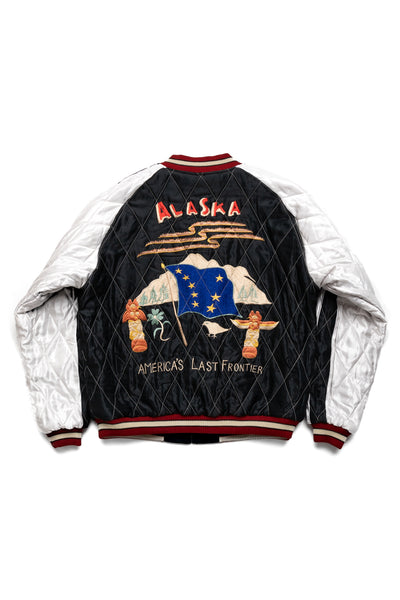 Velveteen Suka Jacket “MOUNTAIN GOAT” × “ALASKAN FLAG”