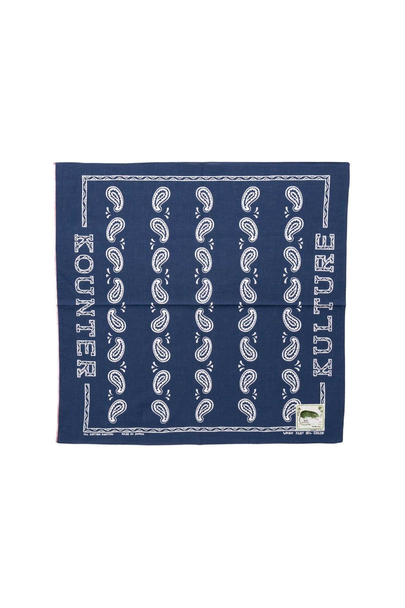 Fastcolor Selvedge Bandana (KOUNTER KULTURE PECOS Paisley)