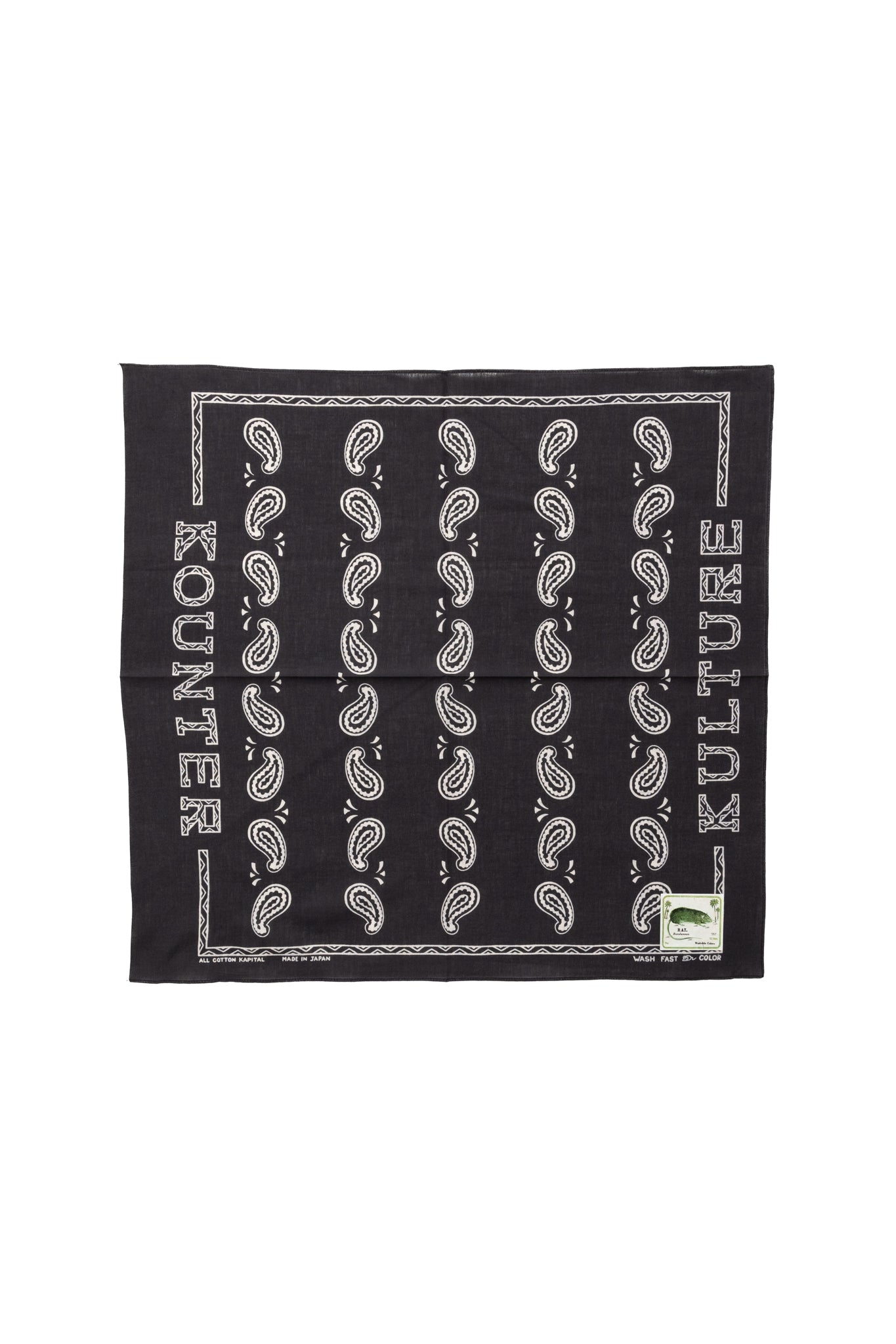 Fastcolor Selvedge Bandana (KOUNTER KULTURE PECOS Paisley)