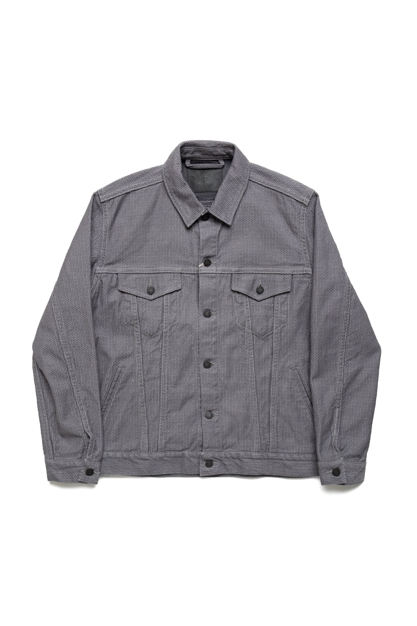 Sashiko Type 3 Jacket - Heather Grey x Black