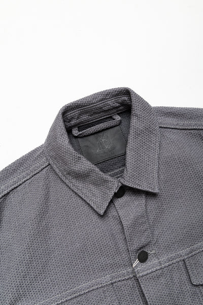 Sashiko Type 3 Jacket - Heather Grey x Black