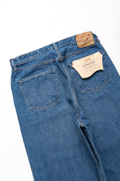 Super Dad Jeans 66 Standard Denim - 2 Year Wash (Blue in Green Exclusive)