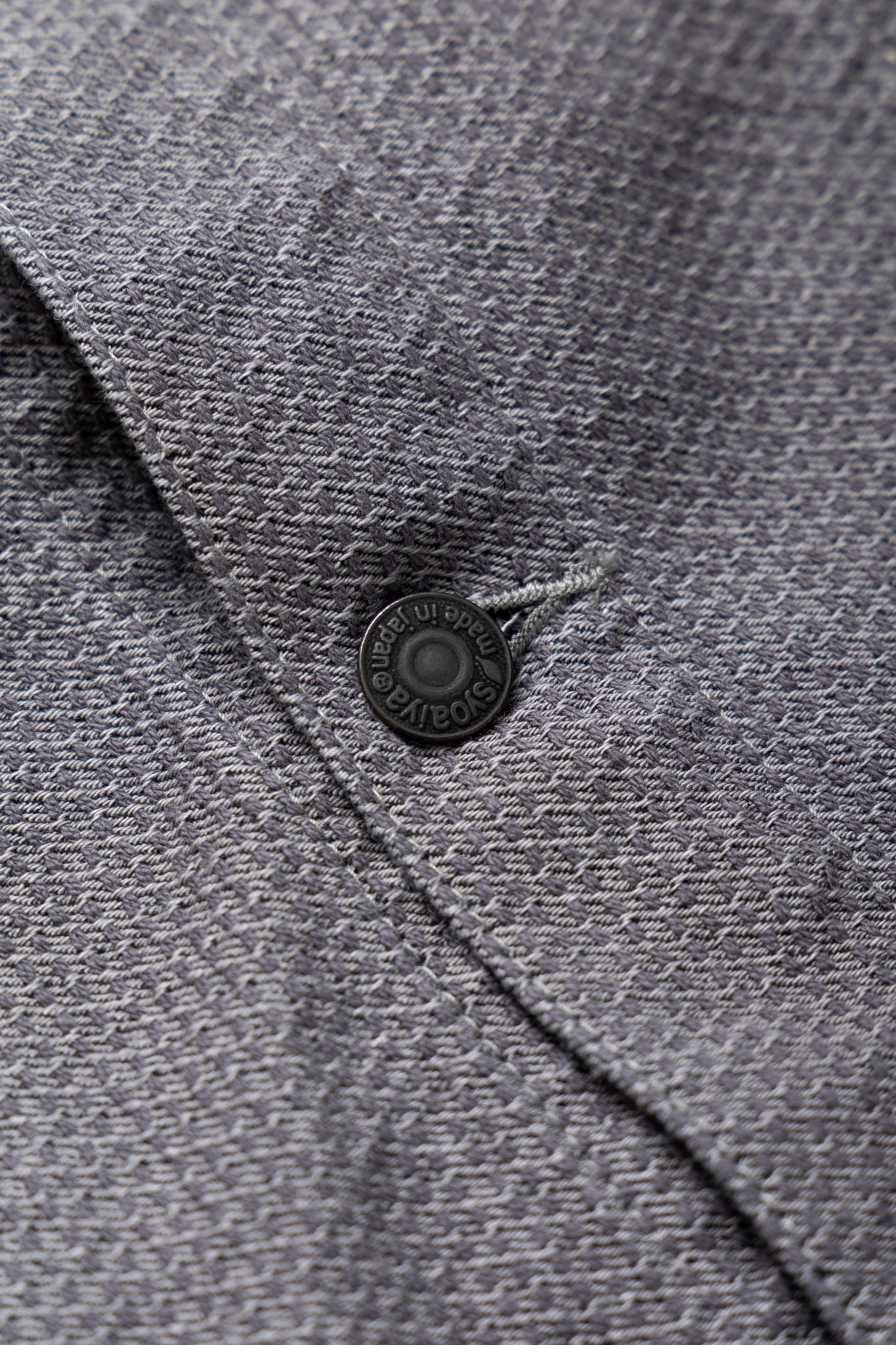 Sashiko Type 3 Jacket - Heather Grey x Black