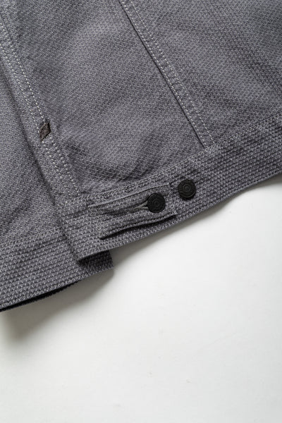 Sashiko Type 3 Jacket - Heather Grey x Black